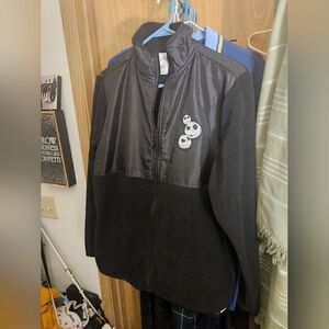 Disney Nightmare Before Christmas Jack Skellington Full Zip Fleece Jacket Small